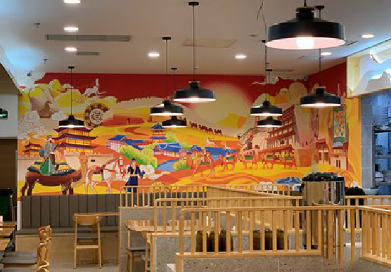 太康商业空间彩绘介绍。