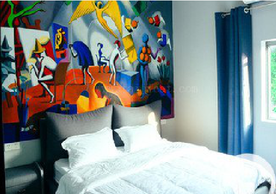 太康对于酒店的墙体彩绘而言更注重哪些方面？