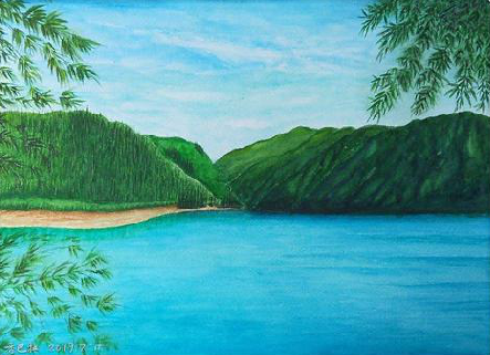 太康在墙绘中，如何绘画绿水青山？