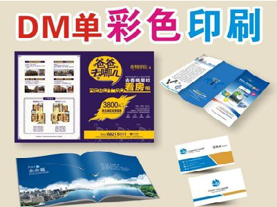 太康单页印刷，色彩搭配简单。