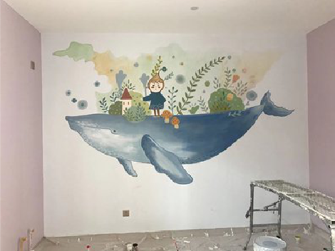 太康手绘墙的特点及优势。